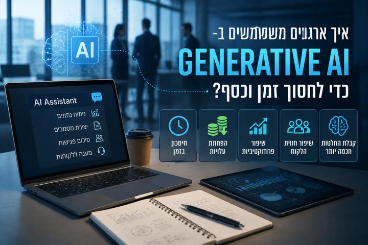 איך ארגונים משתמשים בAI כדי לחסוך כסף